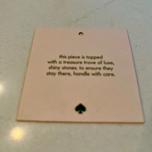 New Kate Spade evening bag, gorgeous crystal Spade closure clasp. - Picture 7 of 7